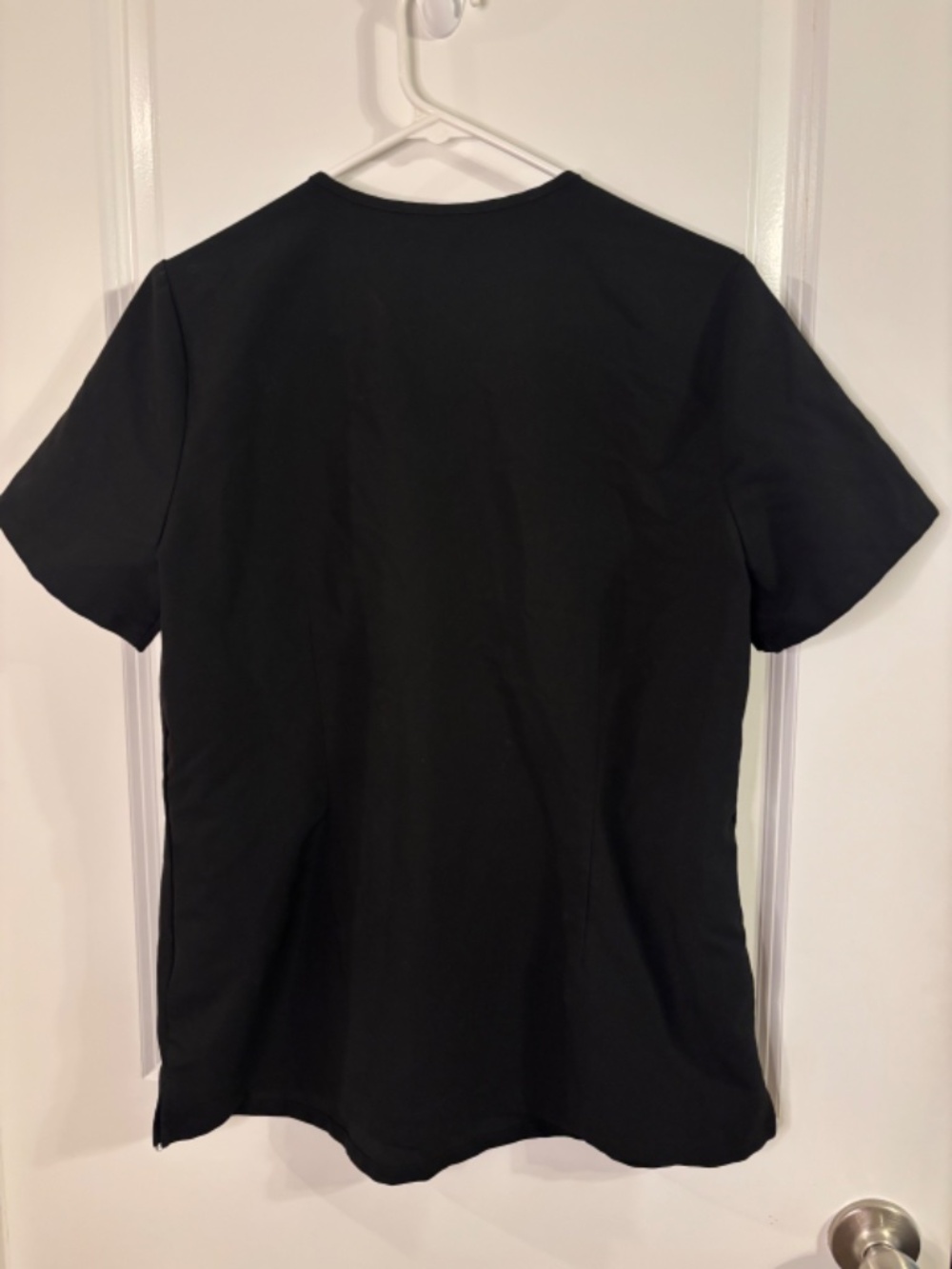 Figs Scrub Tops Women's Medium Black Lot Of 3 Technical Collection Chest Pocket - Picture 4 of 11